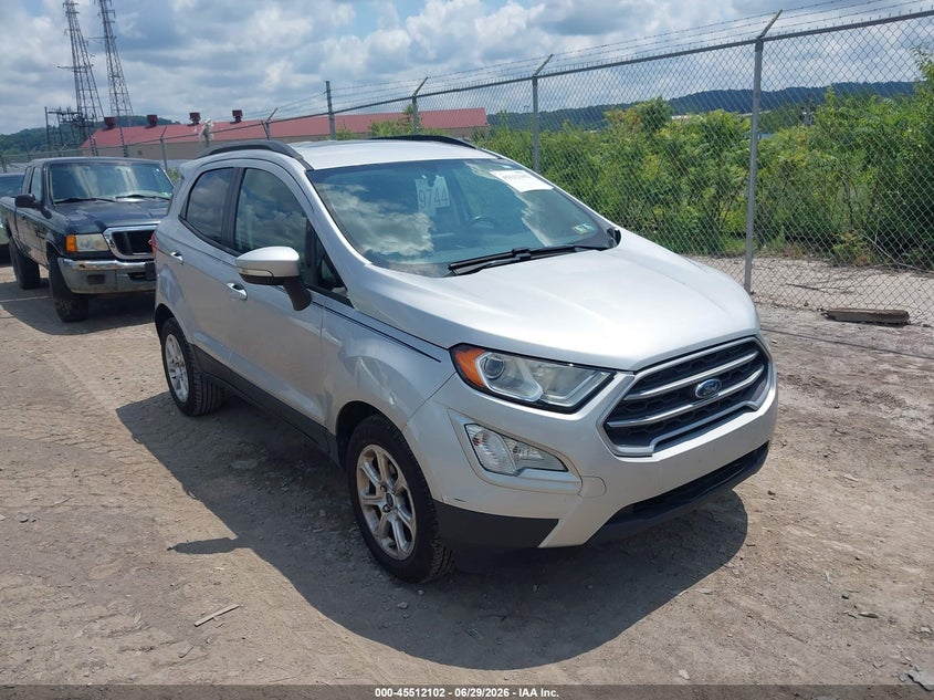 2019 Ford Ecosport VIN MAJ3S2GE0KC306191 IAAI salvage auction — LEFT FRONT, Salvage (Pennsylvania), sold $1,150 on 2026-07-28 (photo 1)