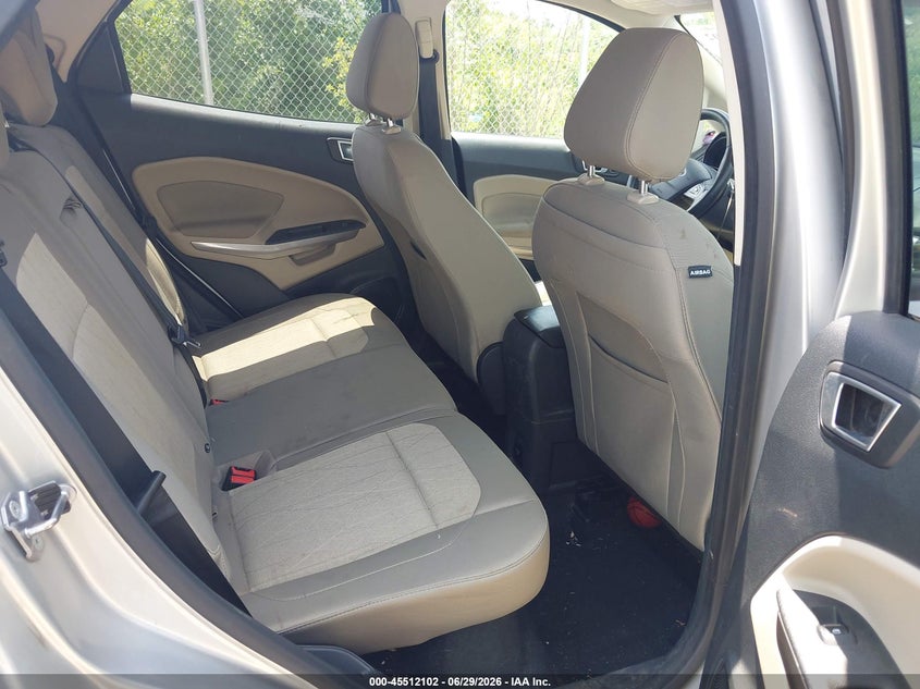 2019 Ford Ecosport VIN MAJ3S2GE0KC306191 IAAI salvage auction — LEFT FRONT, Salvage (Pennsylvania), sold $1,150 on 2026-07-28 (photo 8)