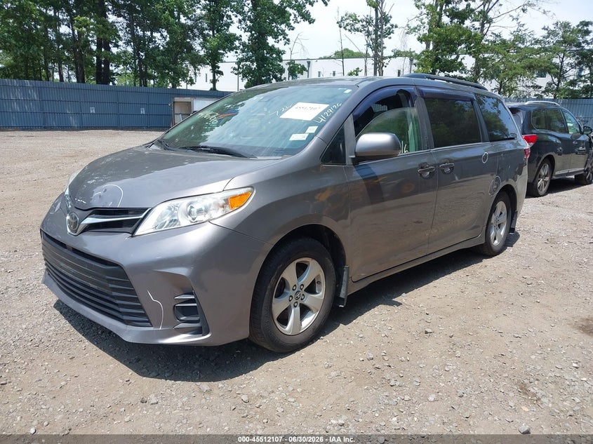 2019 Toyota Sienna VIN 5TDKZ3DC9KS968571 IAAI salvage auction — LEFT & RIGHT, Mv-907A (New York), sold $7,050 on 2026-07-15 (photo 2)