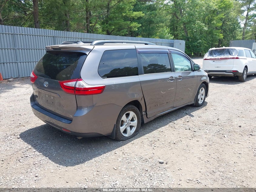 2019 Toyota Sienna VIN 5TDKZ3DC9KS968571 IAAI salvage auction — LEFT & RIGHT, Mv-907A (New York), sold $7,050 on 2026-07-15 (photo 4)