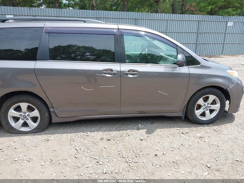 2019 Toyota Sienna VIN 5TDKZ3DC9KS968571 IAAI salvage auction — LEFT & RIGHT, Mv-907A (New York), sold $7,050 on 2026-07-15 (photo 6)