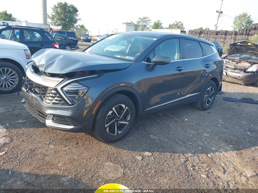 2024 Kia Sportage VIN KNDPUCDG7R7172817 IAAI salvage auction — FRONT END, Salvage (Pennsylvania), sold $2,800 on 2026-07-24 (photo 2)
