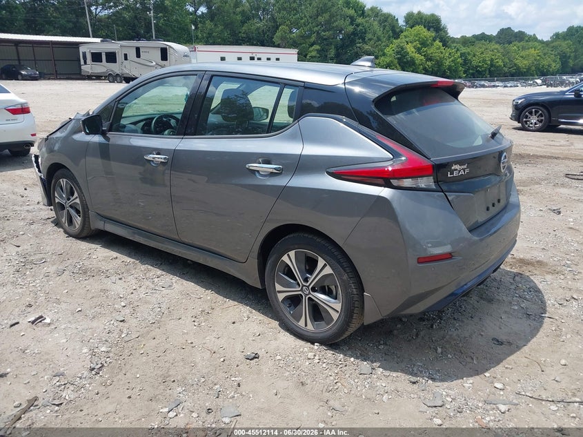 2021 Nissan Leaf VIN 1N4BZ1DV9MC553556 IAAI salvage auction — FRONT END, Salvage Title, sold $2,800 on 2026-07-29 (photo 3)