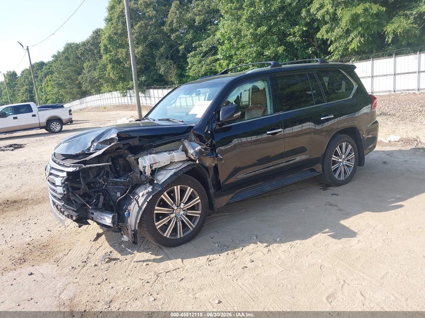 2017 Lexus Lx VIN JTJHY7AX7H4241622 IAAI salvage auction — FRONT END, Salvage (Georgia), sold $16,100 on 2026-07-30 (photo 2)