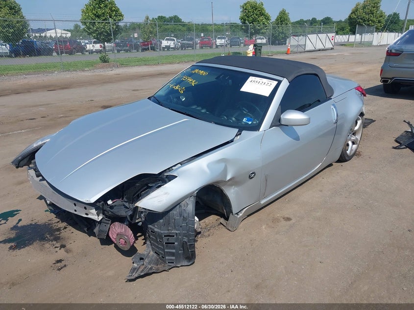 2006 Nissan 350z VIN JN1AZ36A46M454932 IAAI salvage auction — FRONT END, Salvage (Virginia), sold $25 on 2026-07-28 (photo 2)