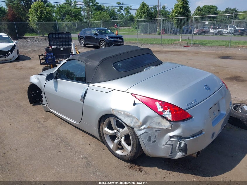 2006 Nissan 350z VIN JN1AZ36A46M454932 IAAI salvage auction — FRONT END, Salvage (Virginia), sold $25 on 2026-07-28 (photo 3)
