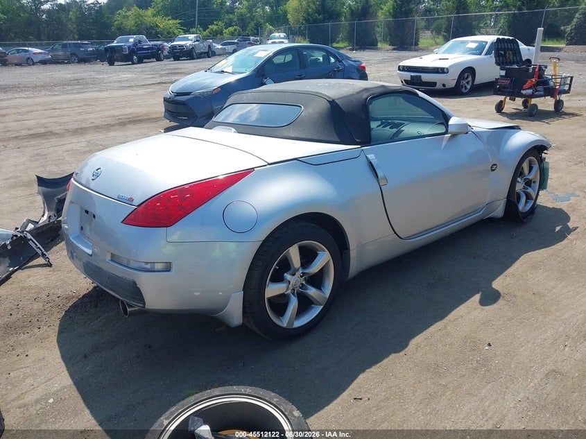 2006 Nissan 350z VIN JN1AZ36A46M454932 IAAI salvage auction — FRONT END, Salvage (Virginia), sold $25 on 2026-07-28 (photo 4)