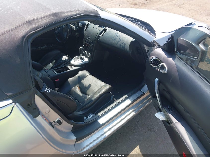 2006 Nissan 350z VIN JN1AZ36A46M454932 IAAI salvage auction — FRONT END, Salvage (Virginia), sold $25 on 2026-07-28 (photo 5)