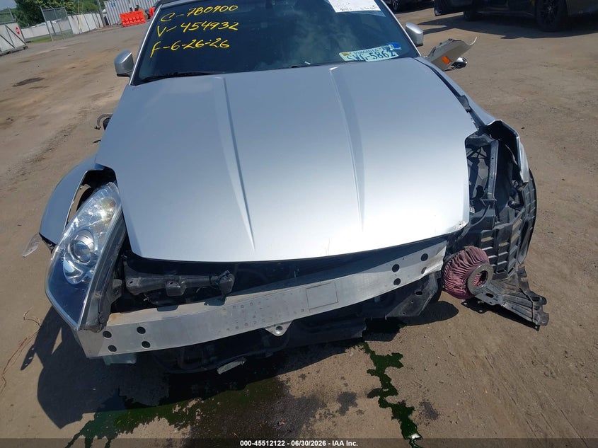 2006 Nissan 350z VIN JN1AZ36A46M454932 IAAI salvage auction — FRONT END, Salvage (Virginia), sold $25 on 2026-07-28 (photo 6)