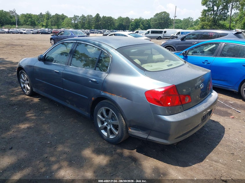 2005 Infiniti G35 VIN JNKCV51FX5M310346 IAAI salvage auction — NORMAL WEAR, Clear (New York), sold $500 on 2026-07-28 (photo 3)