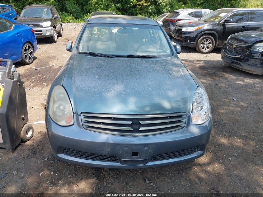 2005 Infiniti G35 VIN JNKCV51FX5M310346 IAAI salvage auction — NORMAL WEAR, Clear (New York), sold $500 on 2026-07-28 (photo 6)