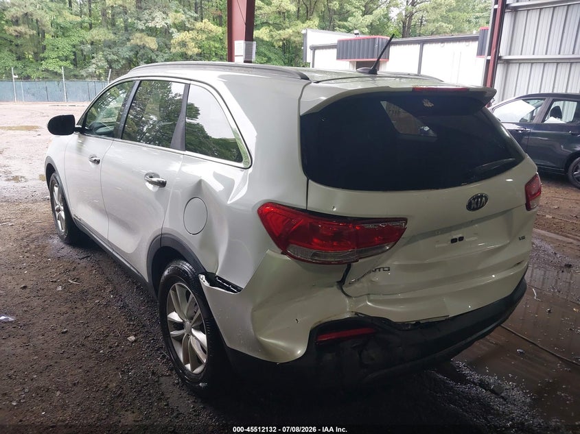 2016 Kia Sorento VIN 5XYPGDA57GG157640 IAAI salvage auction — REAR END, Clear (Virginia), sold $2,350 on 2026-07-23 (photo 3)