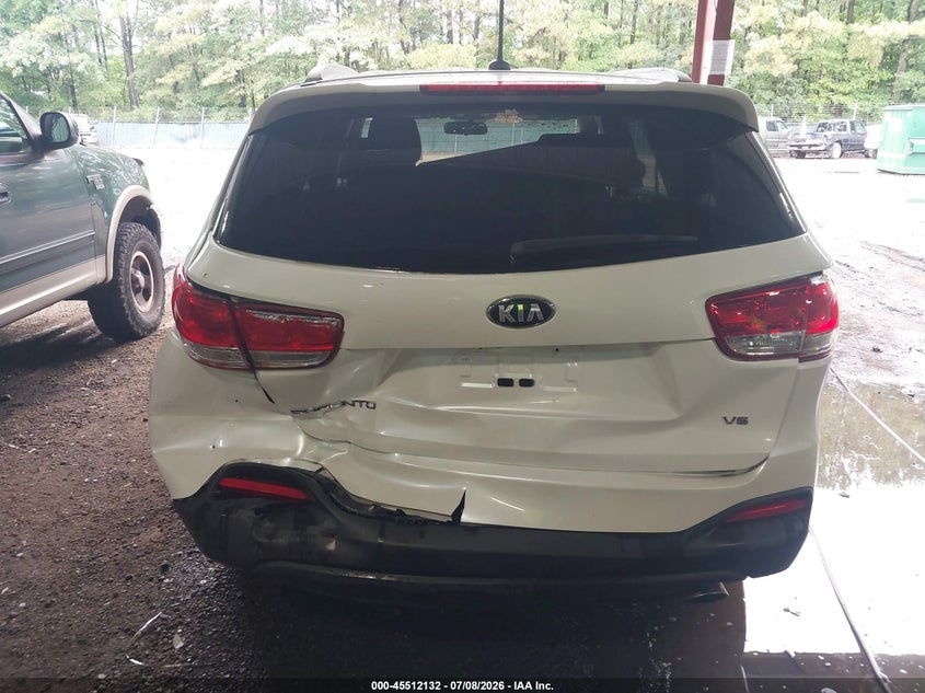 2016 Kia Sorento VIN 5XYPGDA57GG157640 IAAI salvage auction — REAR END, Clear (Virginia), sold $2,350 on 2026-07-23 (photo 6)