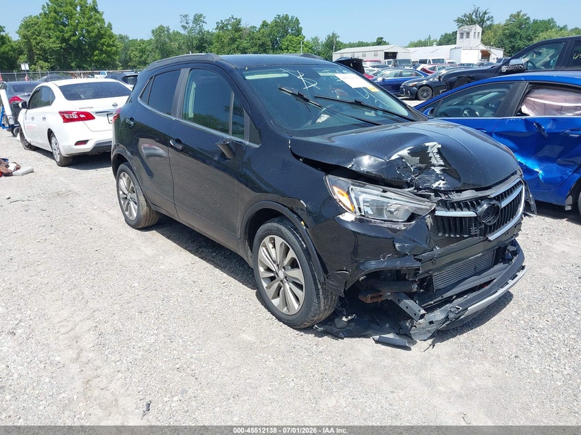 2017 Buick Encore VIN KL4CJASB4HB188014 IAAI salvage auction — FRONT END, Original (Ohio), sold $750 on 2026-07-07 (photo 1)