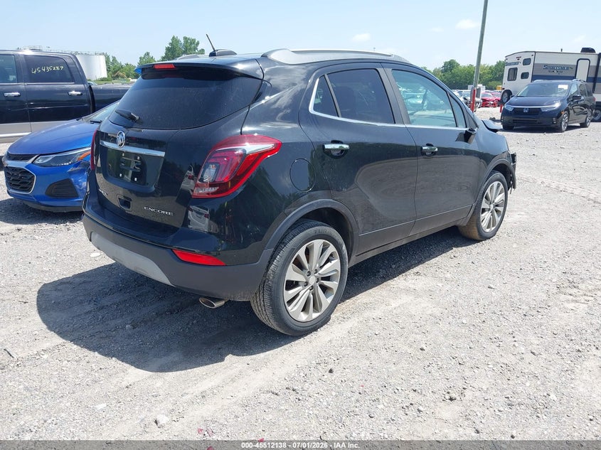 2017 Buick Encore VIN KL4CJASB4HB188014 IAAI salvage auction — FRONT END, Original (Ohio), sold $750 on 2026-07-07 (photo 4)