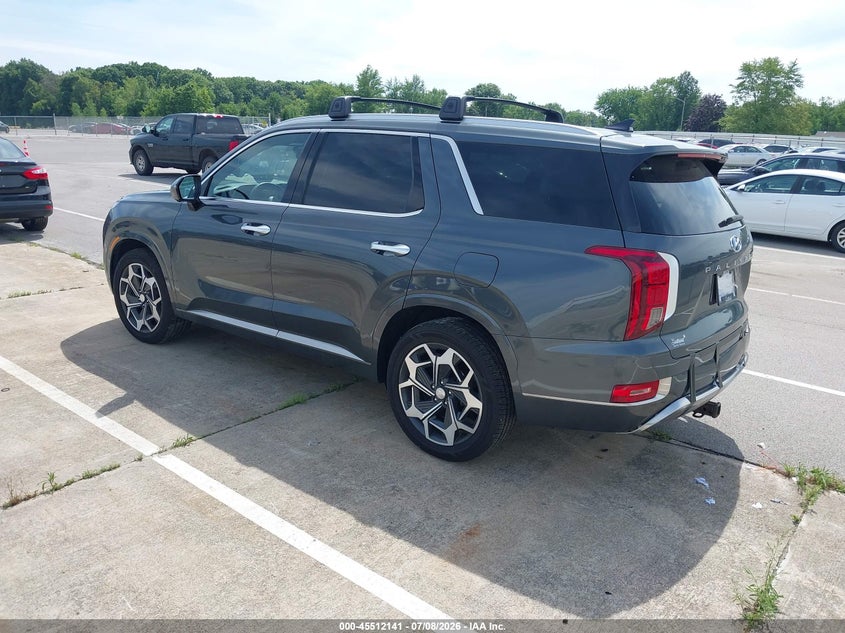 2022 Hyundai Palisade VIN KM8R7DHE8NU390156 IAAI salvage auction — SIDE, Salvage Title, sold $6,800 on 2026-07-31 (photo 3)