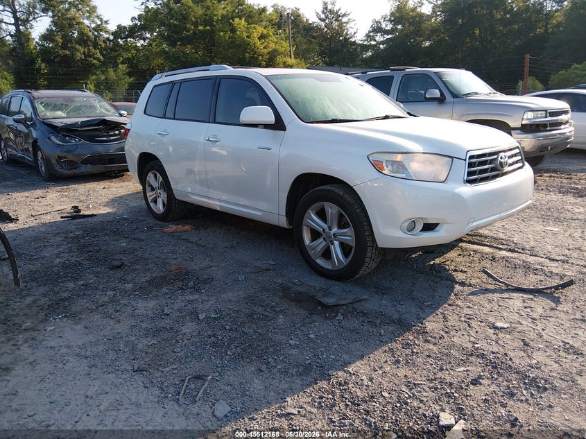 2010 Toyota Highlander VIN JTEYK3EHXA2105854 IAAI salvage auction — NORMAL WEAR, Clear (South Carolina), sold $3,025 on 2026-07-07 (photo 1)