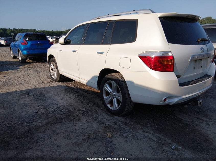 2010 Toyota Highlander VIN JTEYK3EHXA2105854 IAAI salvage auction — NORMAL WEAR, Clear (South Carolina), sold $3,025 on 2026-07-07 (photo 3)