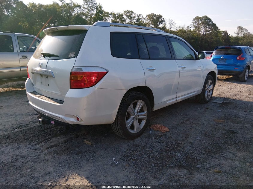 2010 Toyota Highlander VIN JTEYK3EHXA2105854 IAAI salvage auction — NORMAL WEAR, Clear (South Carolina), sold $3,025 on 2026-07-07 (photo 4)
