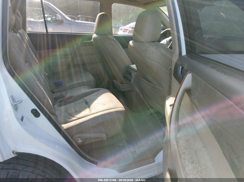 2010 Toyota Highlander VIN JTEYK3EHXA2105854 IAAI salvage auction — NORMAL WEAR, Clear (South Carolina), sold $3,025 on 2026-07-07 (photo 8)