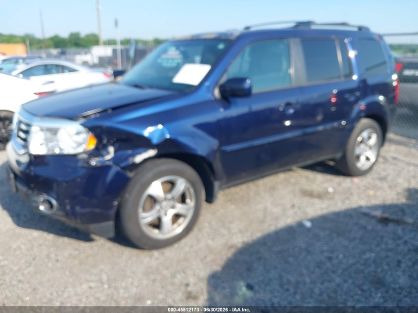 2013 Honda Pilot VIN 5FNYF4H54DB067877 IAAI salvage auction — FRONT END, Salvage - Greater Than 75% (Maryland), sold $975 on 2026-08-04 (photo 2)