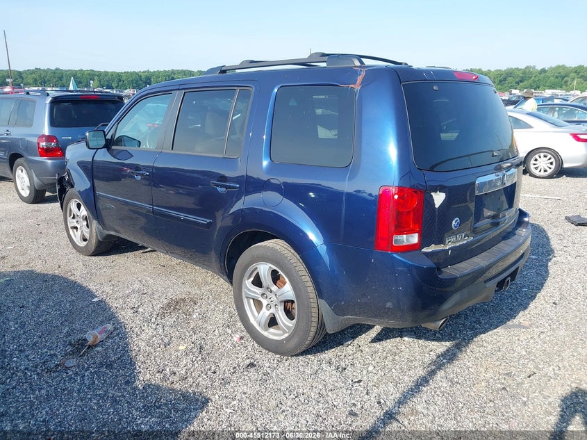 2013 Honda Pilot VIN 5FNYF4H54DB067877 IAAI salvage auction — FRONT END, Salvage - Greater Than 75% (Maryland), sold $975 on 2026-08-04 (photo 3)