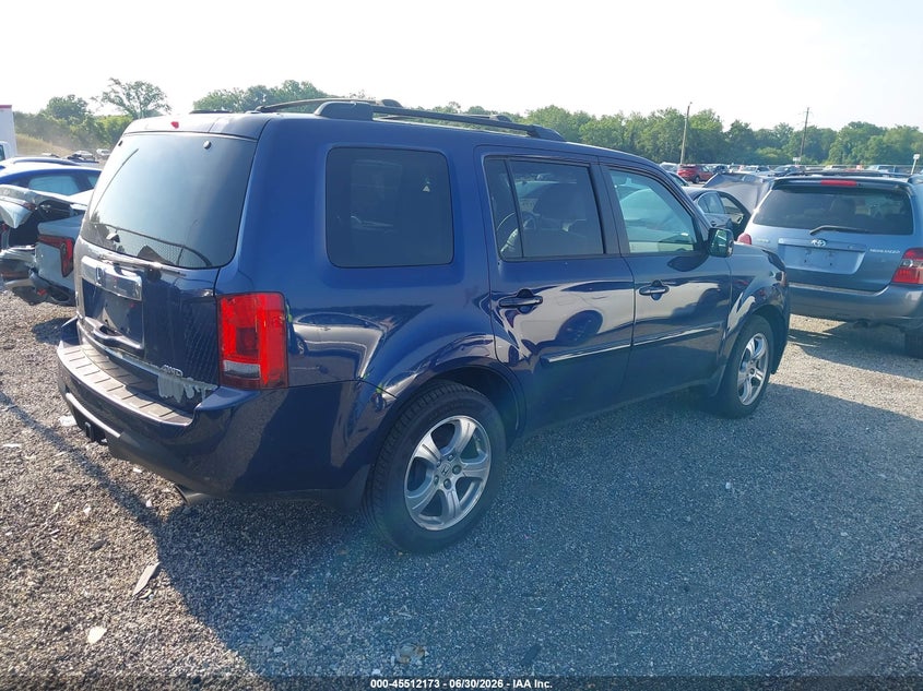 2013 Honda Pilot VIN 5FNYF4H54DB067877 IAAI salvage auction — FRONT END, Salvage - Greater Than 75% (Maryland), sold $975 on 2026-08-04 (photo 4)