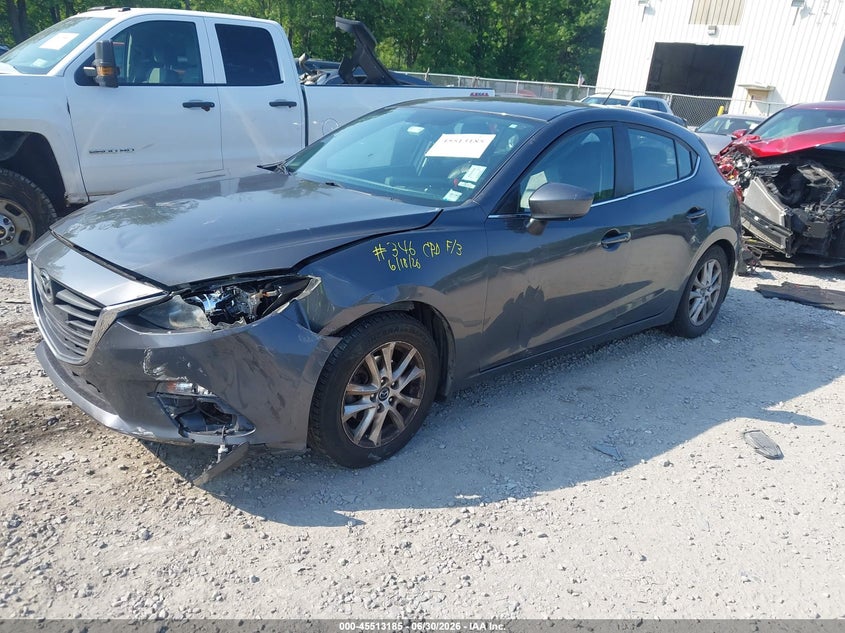 2014 Mazda 3 VIN JM1BM1L78E1170684 IAAI salvage auction — FRONT END, Mv-907A (New York), sold $625 on 2026-07-28 (photo 2)