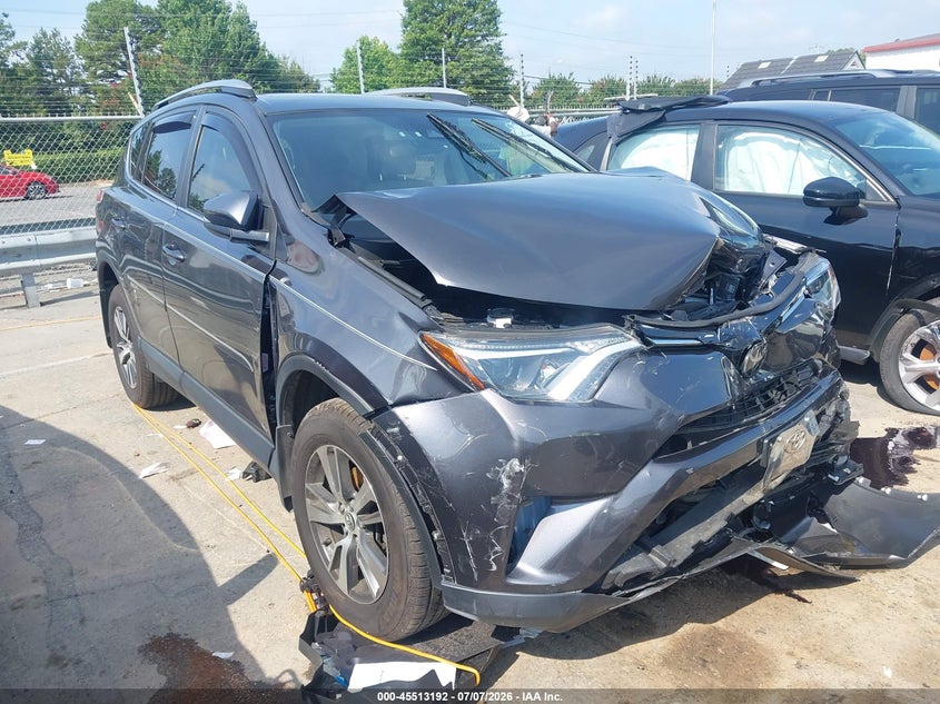 2017 Toyota Rav 4 VIN JTMWFREV8HJ706382 IAAI salvage auction — FRONT END, Salvage (North Carolina), sold $3,850 on 2026-08-02 (photo 1)