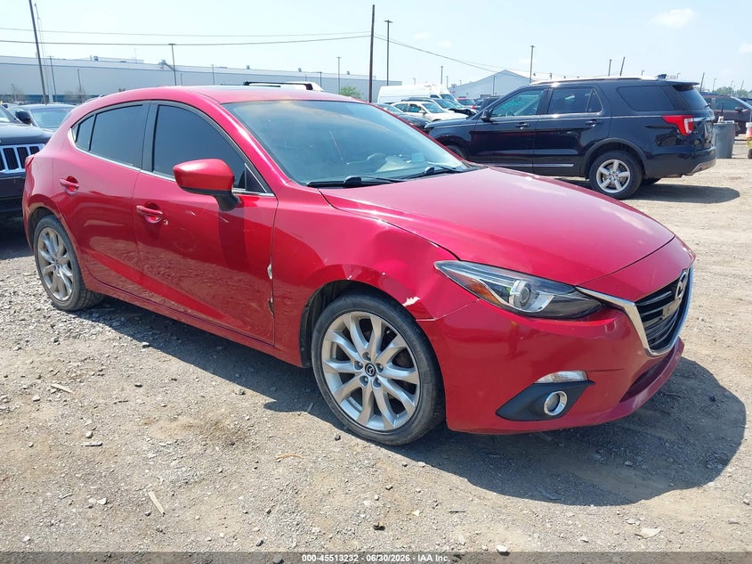 2014 Mazda 3 VIN JM1BM1M39E1102504 IAAI salvage auction — NORMAL WEAR, Clear (New York), sold $1,000 on 2026-07-15 (photo 1)