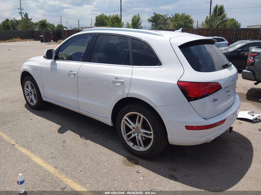 2015 Audi Q5 VIN WA1LFAFP3FA124606 IAAI salvage auction — RIGHT FRONT, Salvage (Hawaii), sold $2,550 on 2026-08-16 (photo 3)