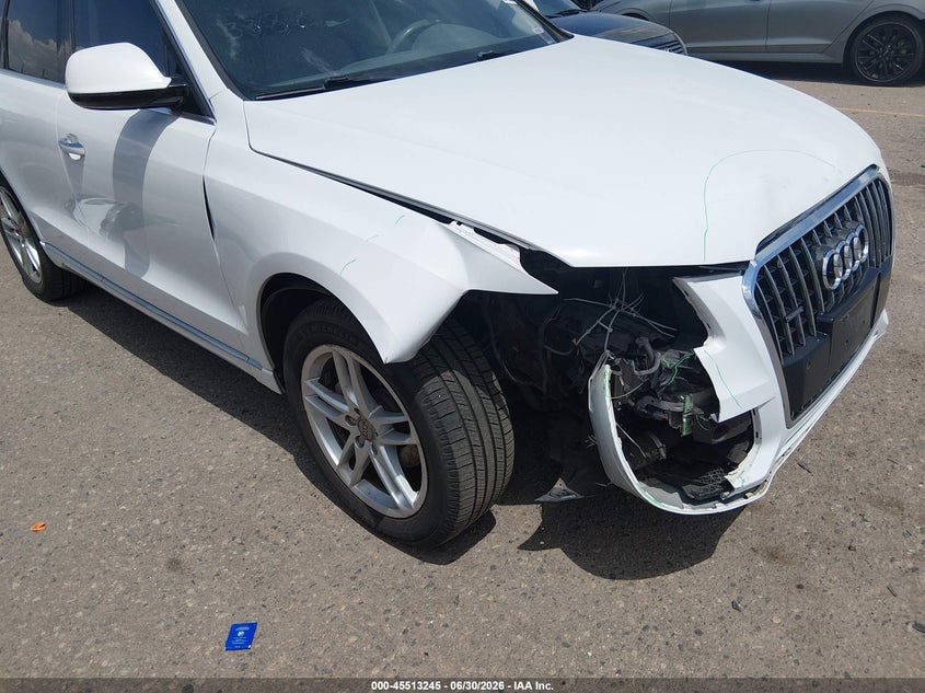 2015 Audi Q5 VIN WA1LFAFP3FA124606 IAAI salvage auction — RIGHT FRONT, Salvage (Hawaii), sold $2,550 on 2026-08-16 (photo 6)