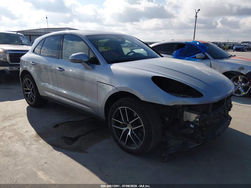 2024 Porsche Macan VIN WP1AA2A51RLB13067 IAAI salvage auction — FRONT END, Original (Texas), sold $18,300 on 2026-08-21 (photo 1)