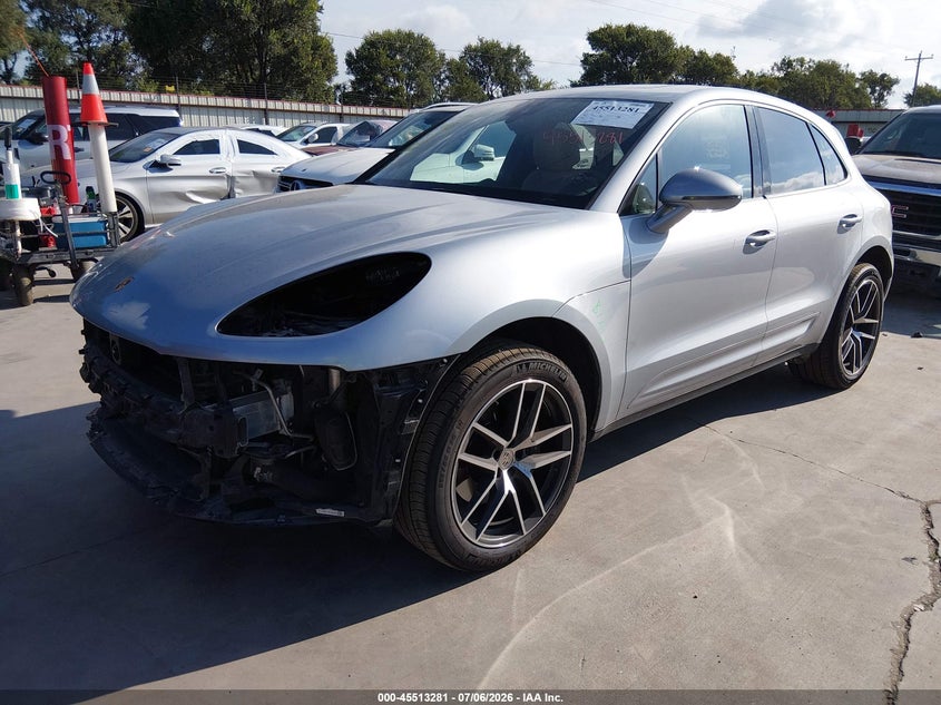 2024 Porsche Macan VIN WP1AA2A51RLB13067 IAAI salvage auction — FRONT END, Original (Texas), sold $18,300 on 2026-08-21 (photo 2)