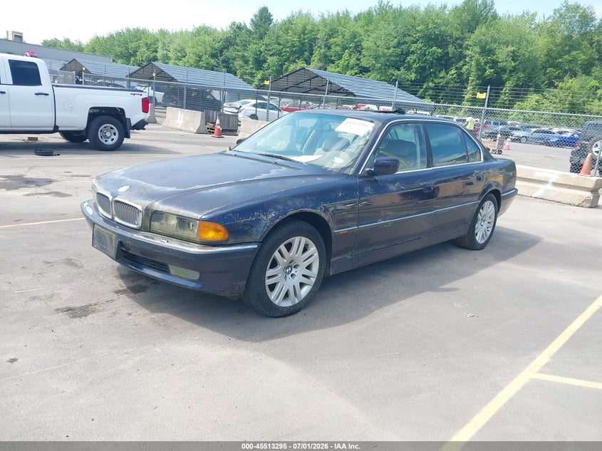 1997 BMW 7 series VIN WBAGJ8322VDM00632 IAAI salvage auction — NORMAL WEAR, Clear (Connecticut), sold $400 on 2026-07-09 (photo 2)