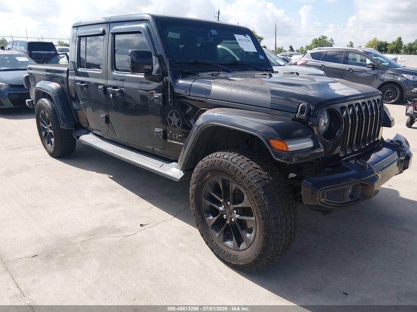 2021 Jeep Gladiator VIN 1C6JJTFM6ML525024 IAAI salvage auction — RIGHT SIDE, Salvage (Texas), sold $19,600 on 2026-07-18 (photo 1)