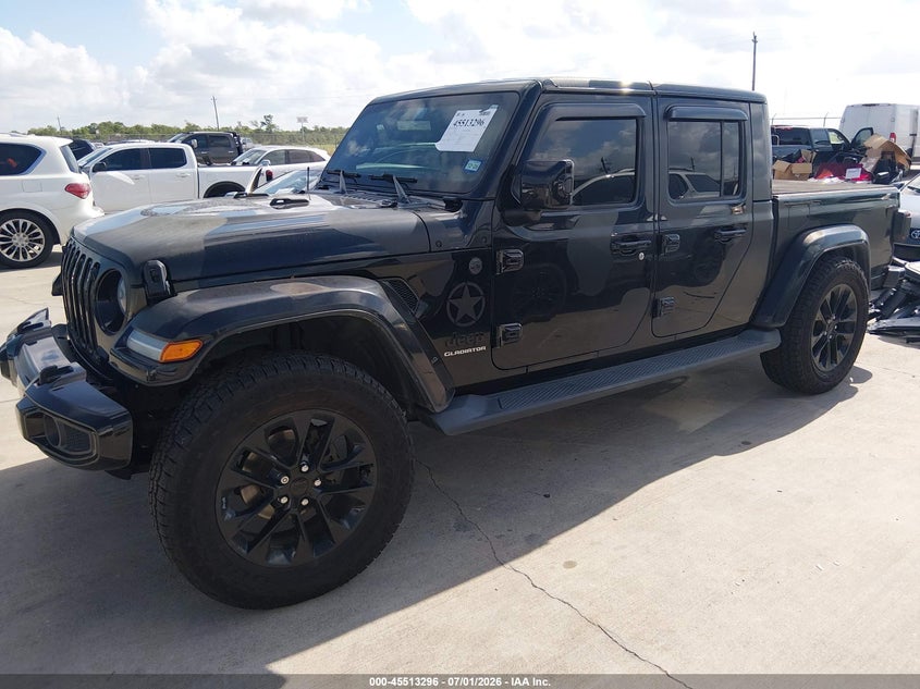2021 Jeep Gladiator VIN 1C6JJTFM6ML525024 IAAI salvage auction — RIGHT SIDE, Salvage (Texas), sold $19,600 on 2026-07-18 (photo 2)