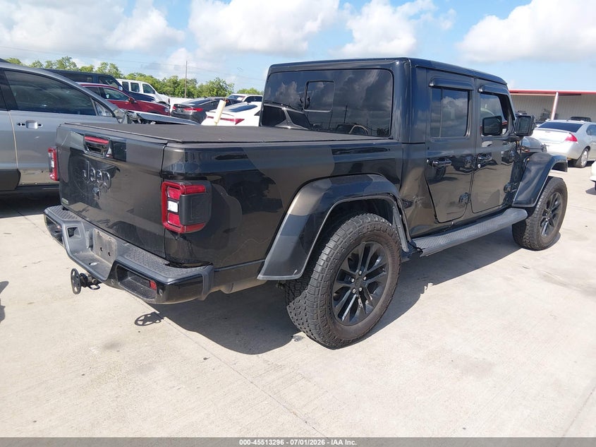 2021 Jeep Gladiator VIN 1C6JJTFM6ML525024 IAAI salvage auction — RIGHT SIDE, Salvage (Texas), sold $19,600 on 2026-07-18 (photo 4)