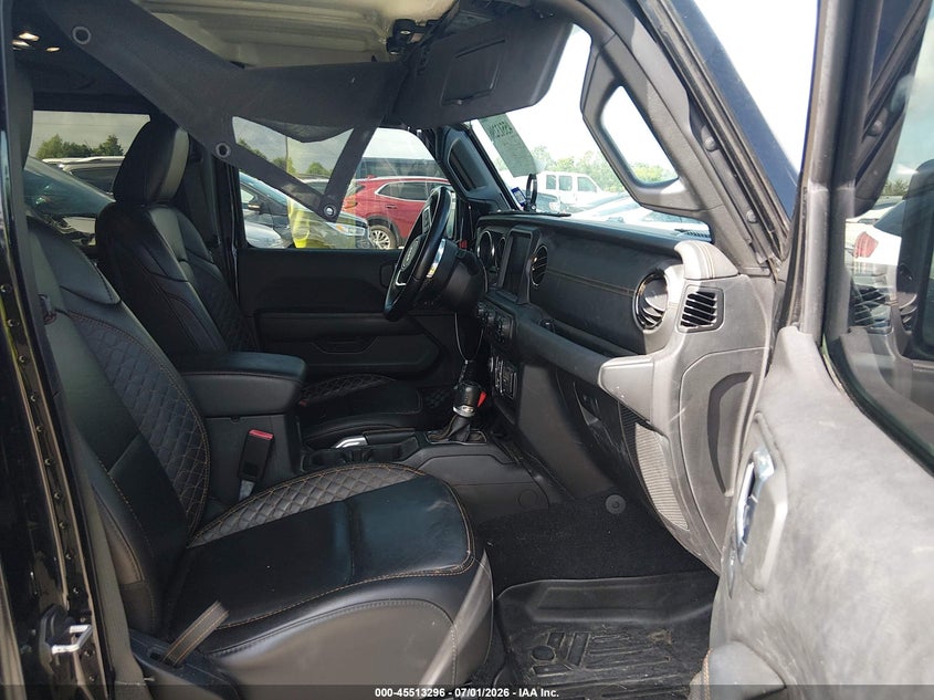 2021 Jeep Gladiator VIN 1C6JJTFM6ML525024 IAAI salvage auction — RIGHT SIDE, Salvage (Texas), sold $19,600 on 2026-07-18 (photo 5)