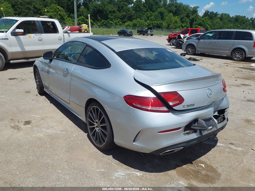 2018 Mercedes-benz C-klasse VIN WDDWJ4JB7JF743578 IAAI salvage auction — REAR END, Salvage (Louisiana), sold $4,800 on 2026-07-21 (photo 3)