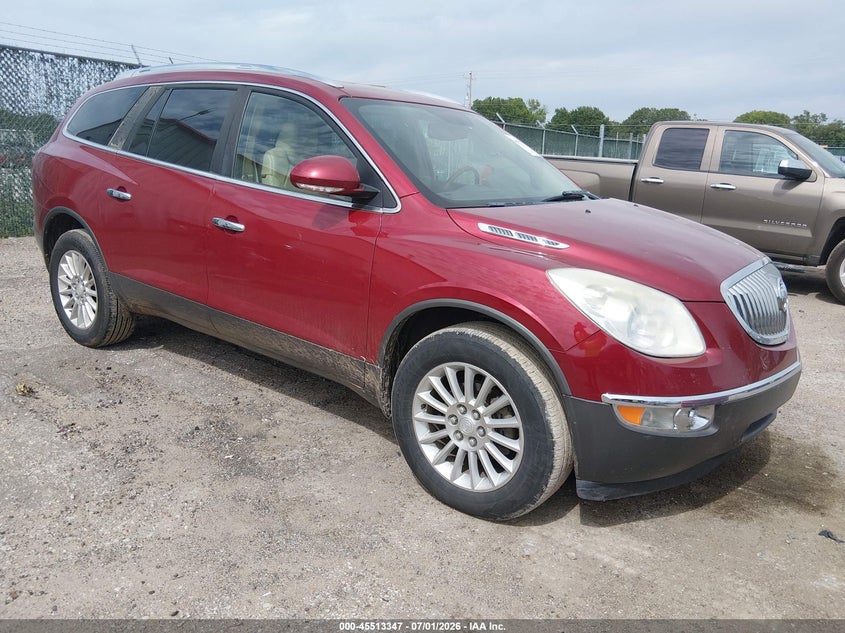 2010 Buick Enclave VIN 5GALRBED0AJ106147 IAAI salvage auction — HAIL, Salvage (Kansas), sold $1,125 on 2026-08-29 (photo 1)