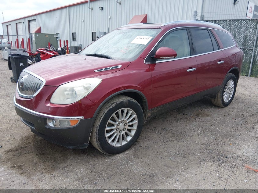 2010 Buick Enclave VIN 5GALRBED0AJ106147 IAAI salvage auction — HAIL, Salvage (Kansas), sold $1,125 on 2026-08-29 (photo 2)