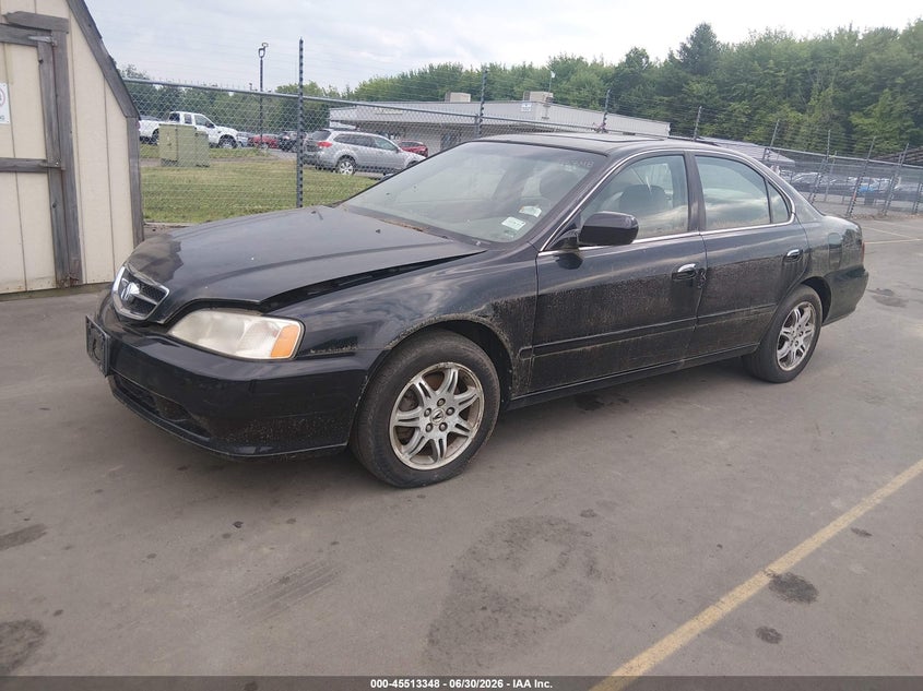2000 Acura Tl VIN 19UUA5662YA025724 IAAI salvage auction — NORMAL WEAR, Clear (Connecticut), sold $400 on 2026-07-09 (photo 2)