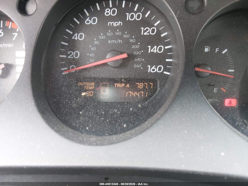 2000 Acura Tl VIN 19UUA5662YA025724 IAAI salvage auction — NORMAL WEAR, Clear (Connecticut), sold $400 on 2026-07-09 (photo 7)