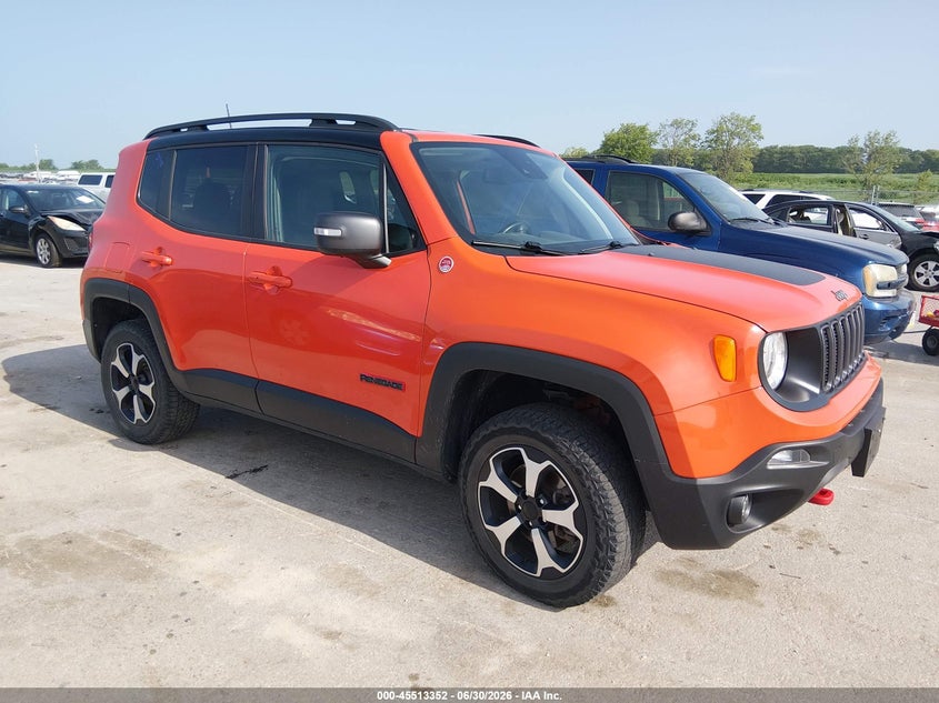 2021 Jeep Renegade VIN ZACNJDC1XMPM22031 IAAI salvage auction — LEFT SIDE, Salvage Title, sold $4,700 on 2026-08-04 (photo 1)