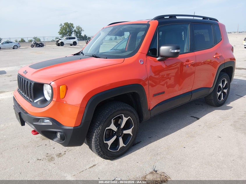 2021 Jeep Renegade VIN ZACNJDC1XMPM22031 IAAI salvage auction — LEFT SIDE, Salvage Title, sold $4,700 on 2026-08-04 (photo 2)
