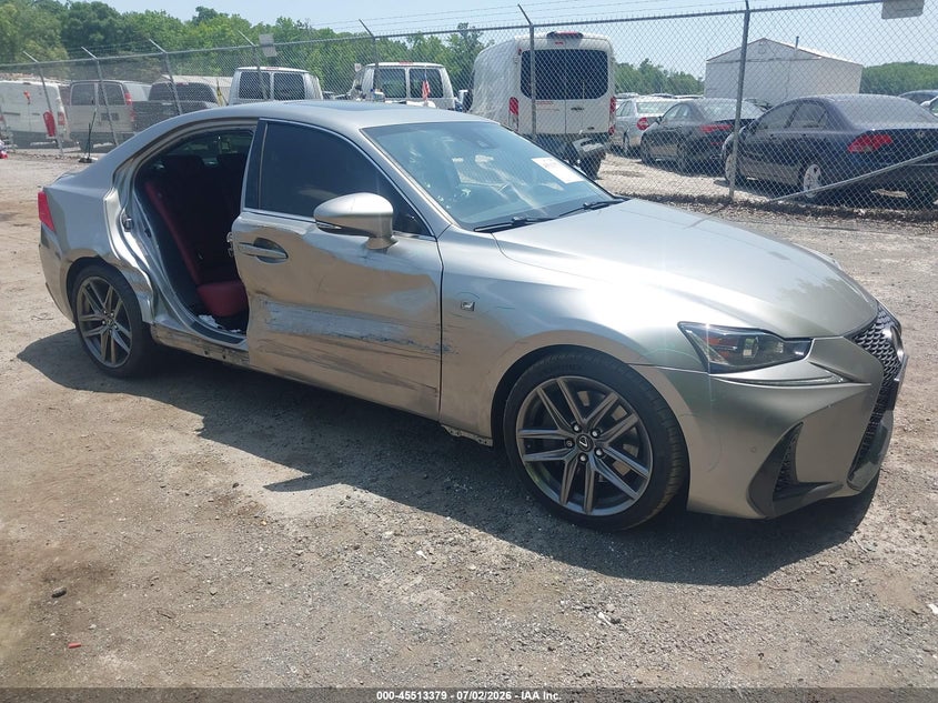 2018 Lexus Is VIN JTHBA1D23J5064043 IAAI salvage auction — SIDE, Salvage Title, sold $4,650 on 2026-07-28 (photo 1)