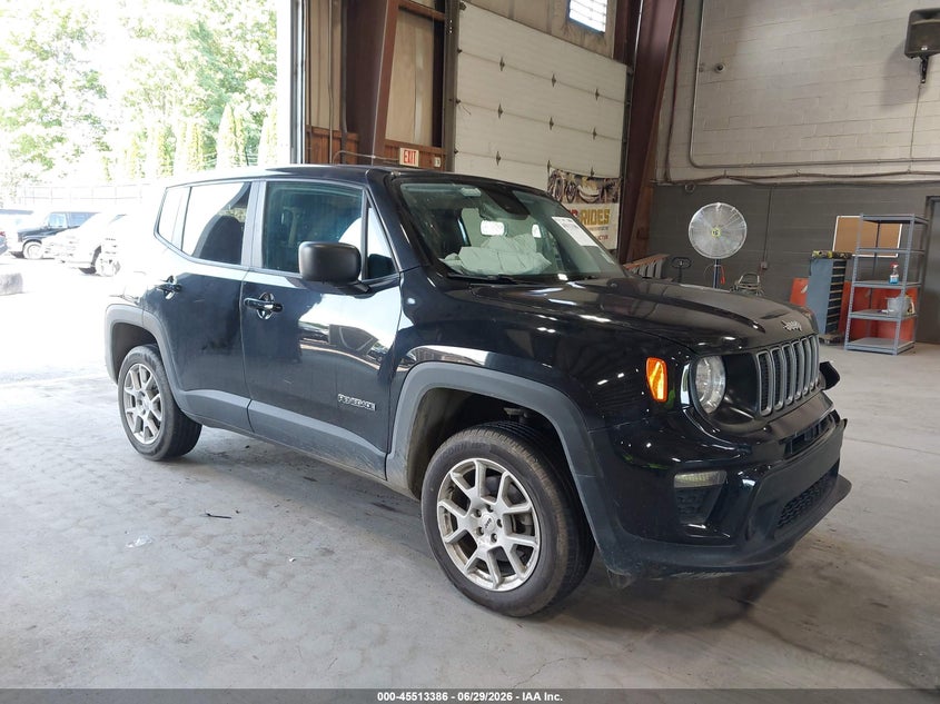2023 Jeep Renegade VIN ZACNJDB12PPP71609 IAAI salvage auction — FRONT & REAR, Wait Title, sold $3,200 on 2026-08-19 (photo 1)