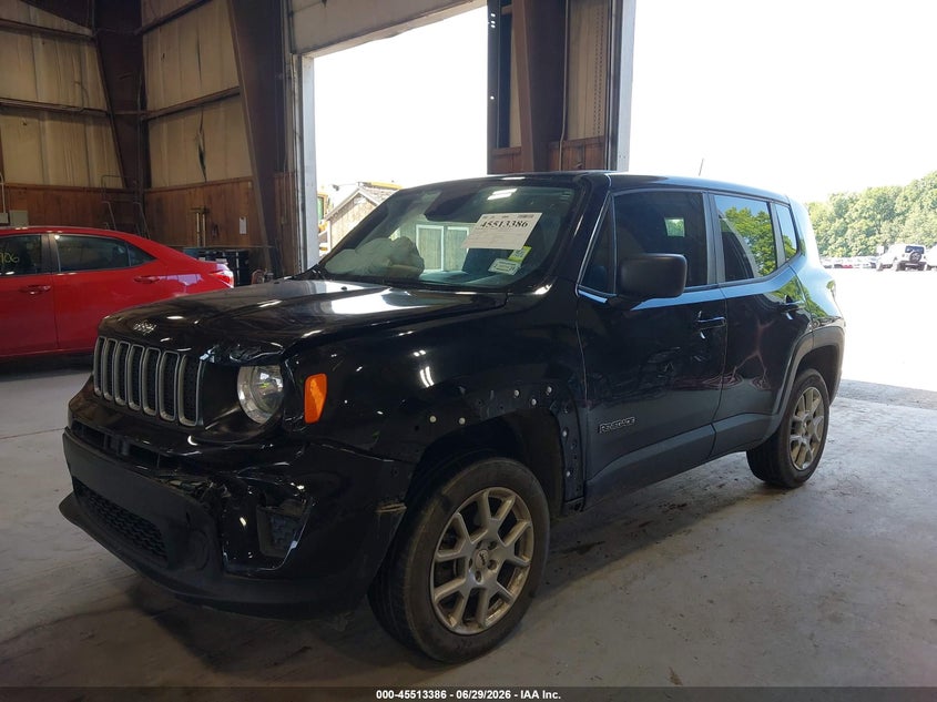 2023 Jeep Renegade VIN ZACNJDB12PPP71609 IAAI salvage auction — FRONT & REAR, Wait Title, sold $3,200 on 2026-08-19 (photo 2)