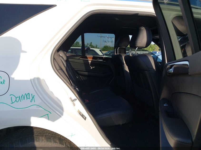 2018 Mercedes-benz Gle VIN 4JGDA5JB5JB004591 IAAI salvage auction — RIGHT REAR, Original (Texas), sold $7,300 on 2026-07-30 (photo 8)